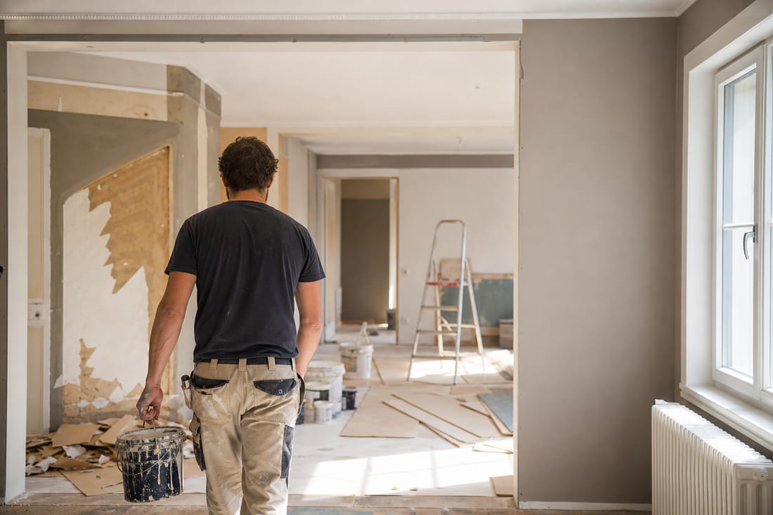 Exemple : chantier intérieur multi-corps de métier